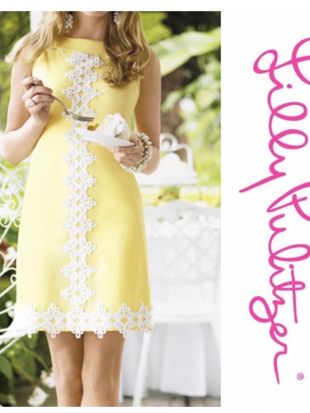 ⬇️ NWT Vintage Lilly Pulitzer Jacqueline Embroidered Dress Size 14